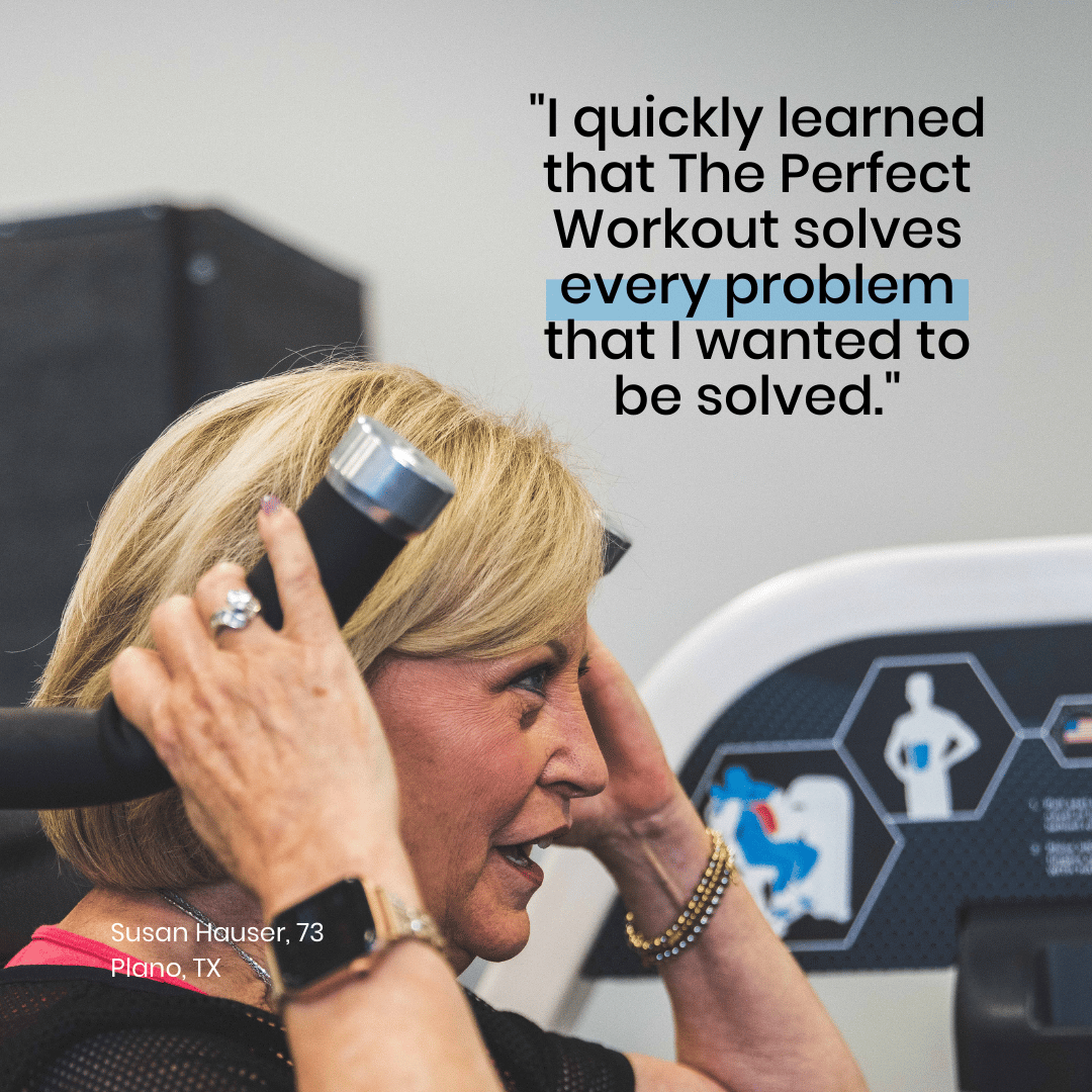 Susan Hauser - Featured Member who is maintaining bone density