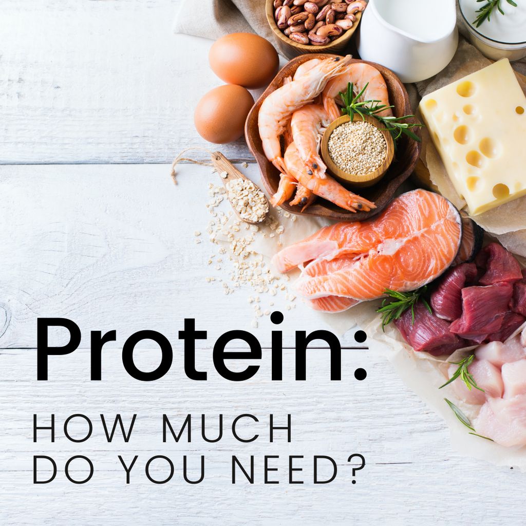 How much protein do i need to build muscle with an assortment of food