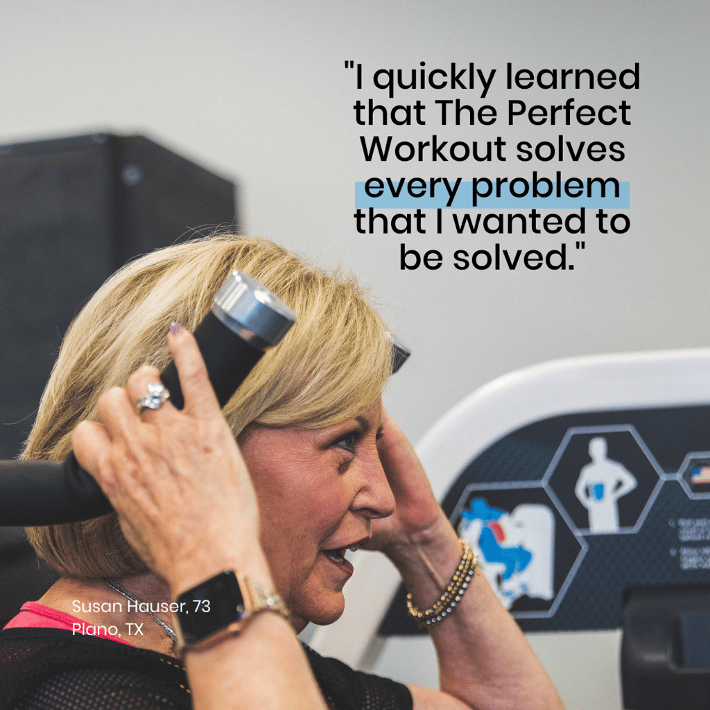 Susan Hauser - Featured Member who is maintaining bone density