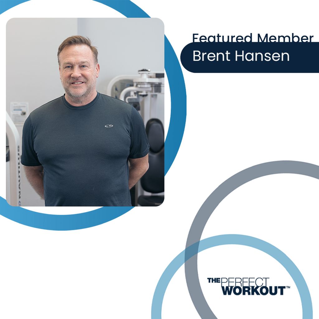 Featured image of The Perfect Workout's February 2023 featured member Brent Hansen