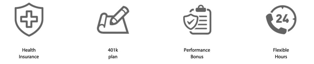 Career Benefits Icons