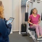 Female Personal Trainer with Female Client After Workout