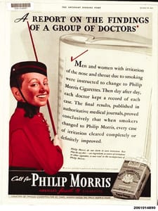 Old Cigarette Ad