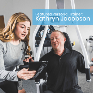 Personal Trainer Kathryn Jacobson coaching strength training
