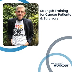 Image of Don wearing his Stand Up To Cancer shirt