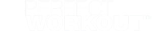The Perfect Workout logo White