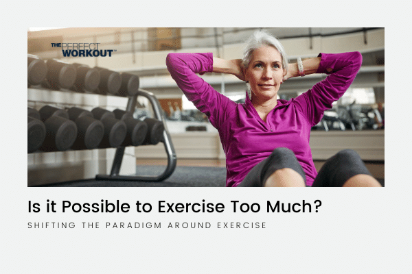 it is possible for an individual to exercise too much, woman ab crunch