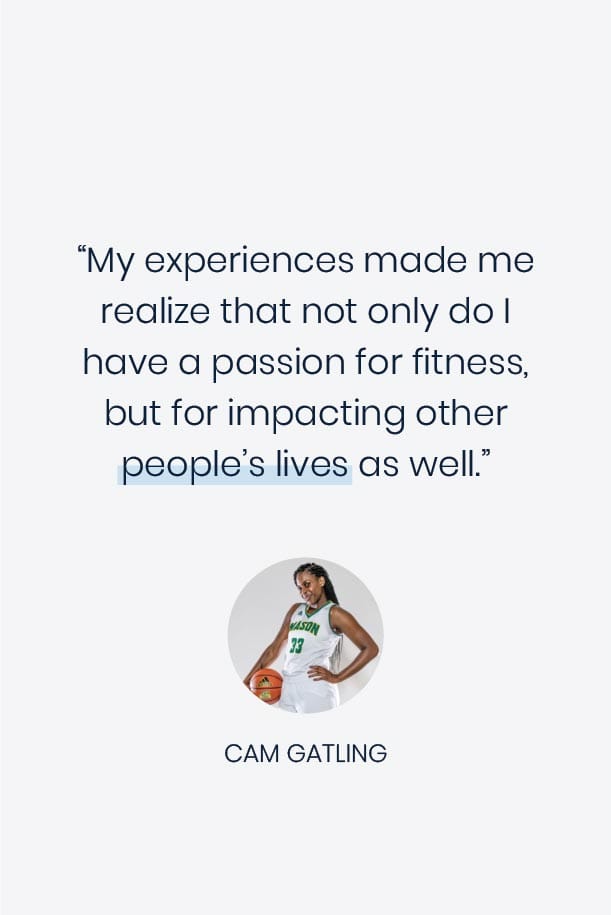 Quote from personal trainer, Cam Gatling at The Perfect Workout