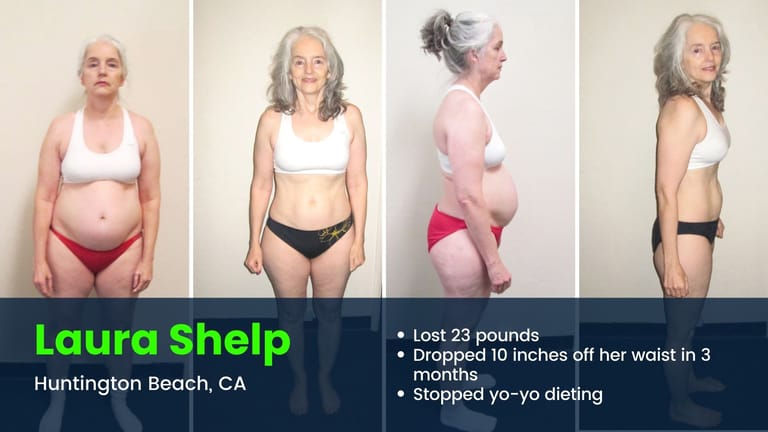 Huntington Beach client weight loss results