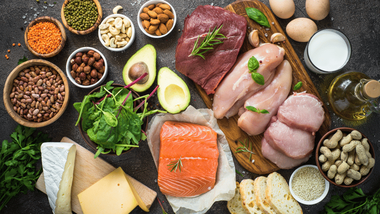 Image of different kinds of protein