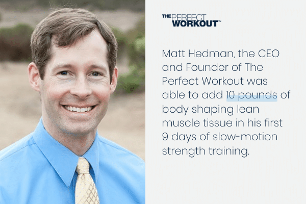 Matt Hedman Founder and CEO of the Perfect Workout