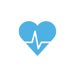 blue heart icon