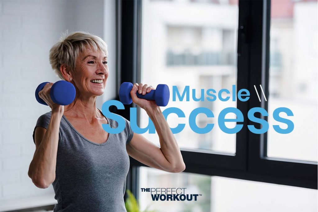 Woman experiencing muscle failure
