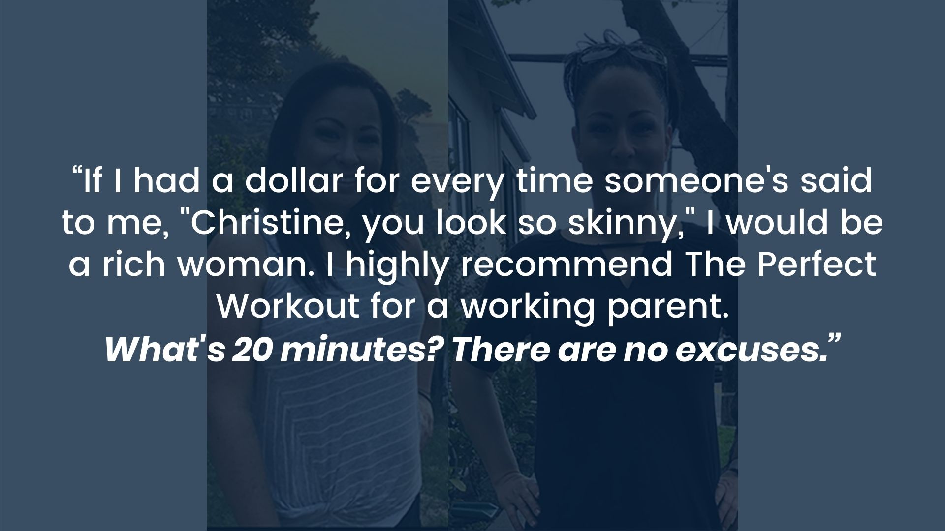 Walnut Creek client recommends The Perfect Workout