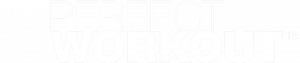 The Perfect Workout logo White