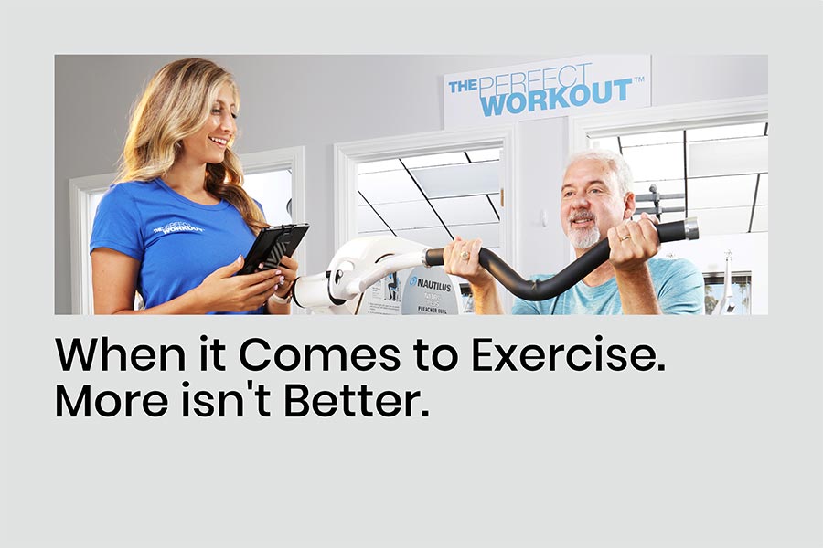 Eating more and exercising more isnt better, slow motion strength training is better