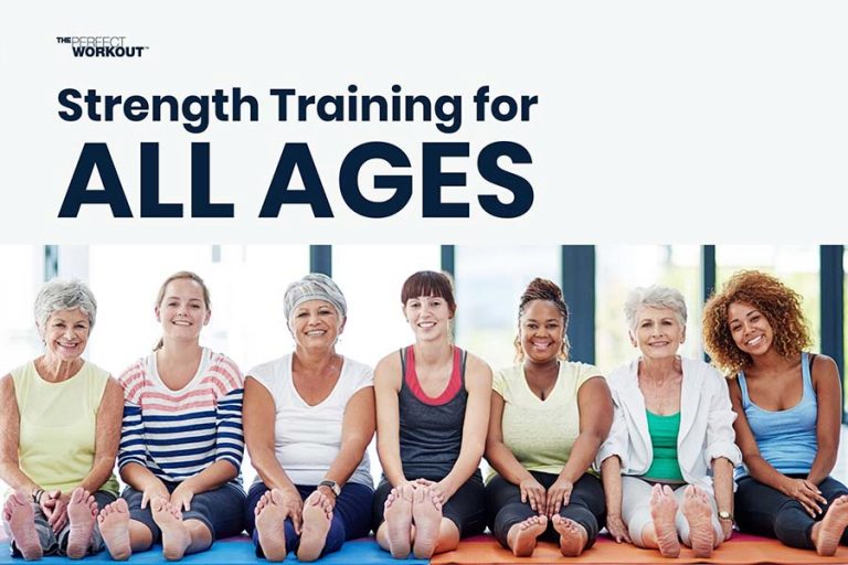 Women sitting down after strength training session