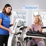 woman in her 40s strength training