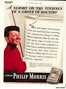 Old Cigarette Ad