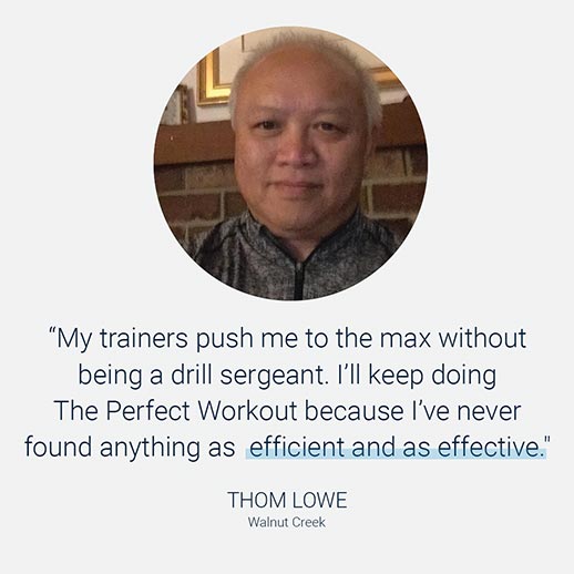 Real client's personal trainer testimonial