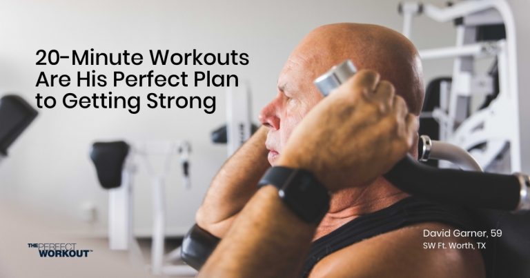 The Perfect Workout Member, David Garner doing slow motion strength training