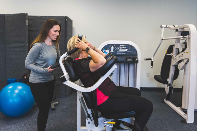 Personal Training on Ab Crunch Machine