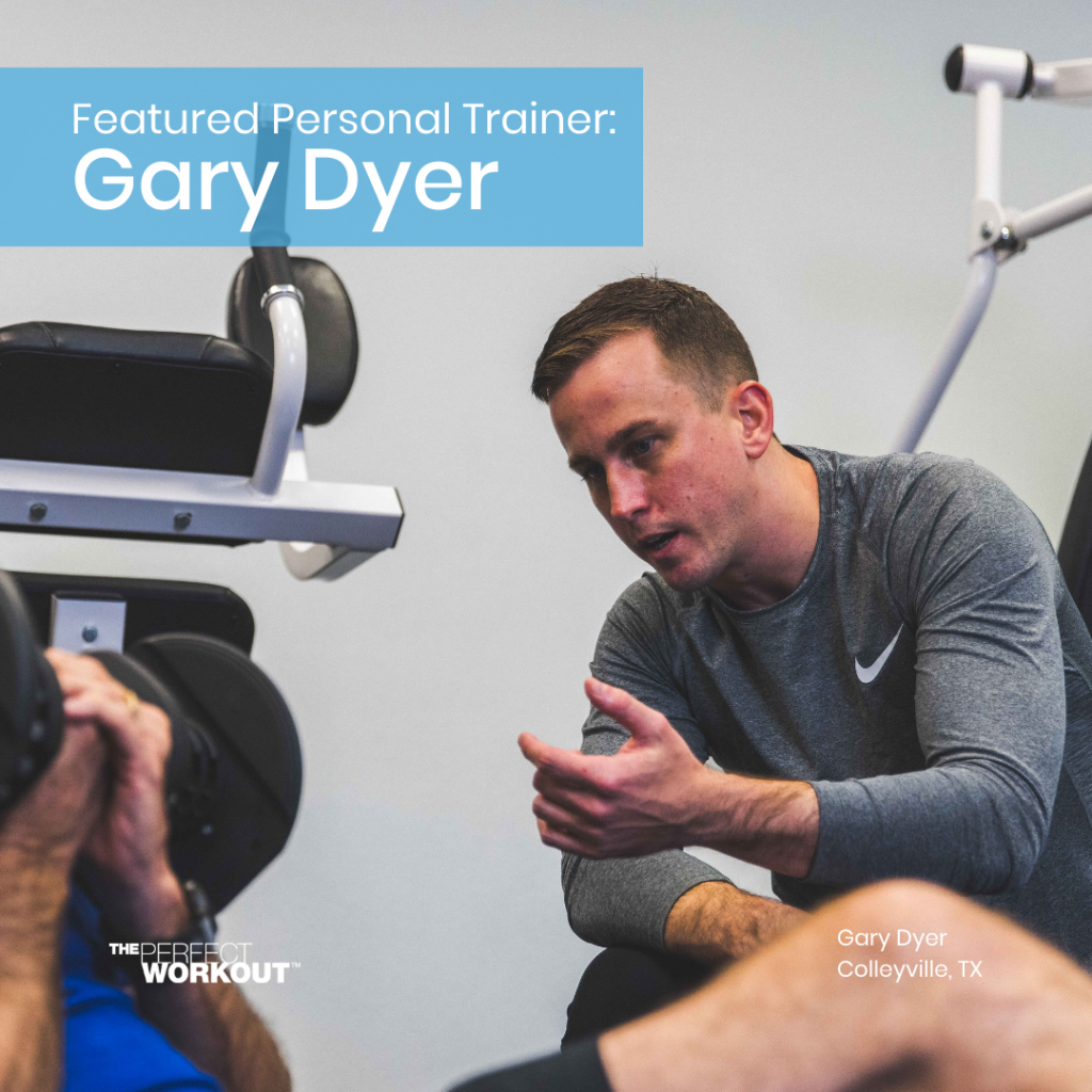Personal Trainer Gary Dyer coaching strength training