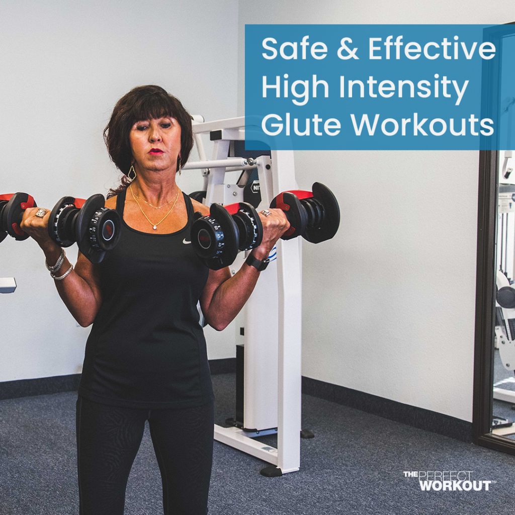 Image of a woman improving her balance with strength training