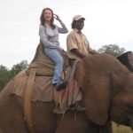 Ron Lynn Huff Riding Elephants
