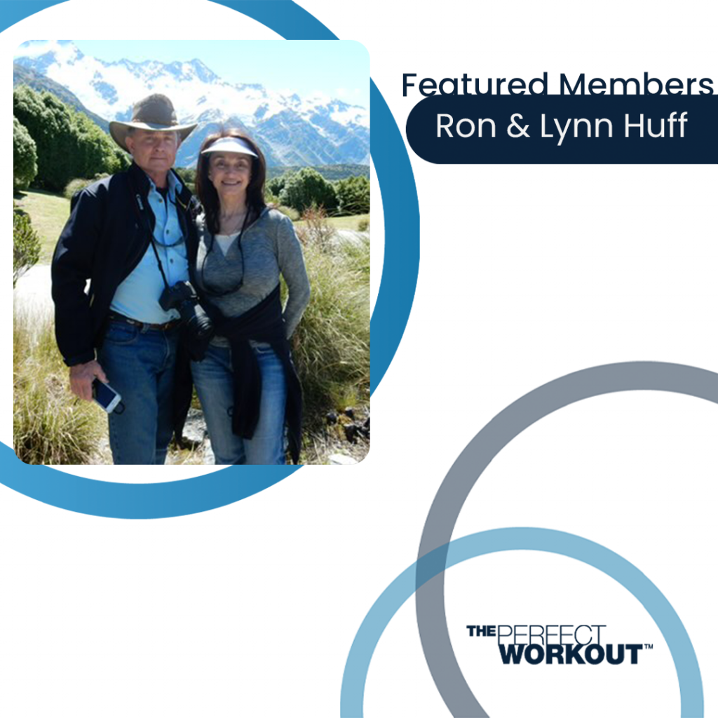 Featured Members Ron & Lynn with Mt. Hood, New Zealand as the backdrop