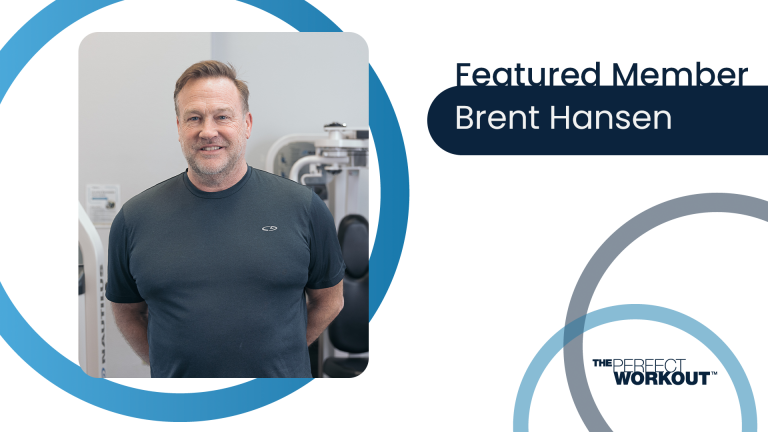 Image of former professional baseball player Brent Hansen as The Perfect Workout's featured member