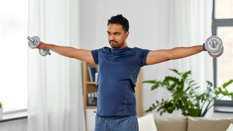Image of a lateral raise exercise