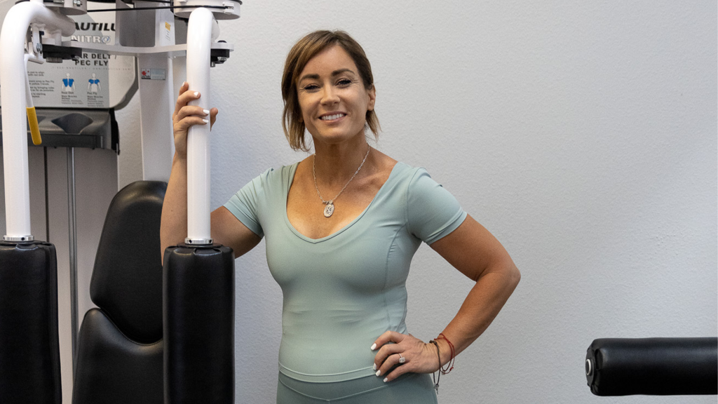 A healthy, happy woman